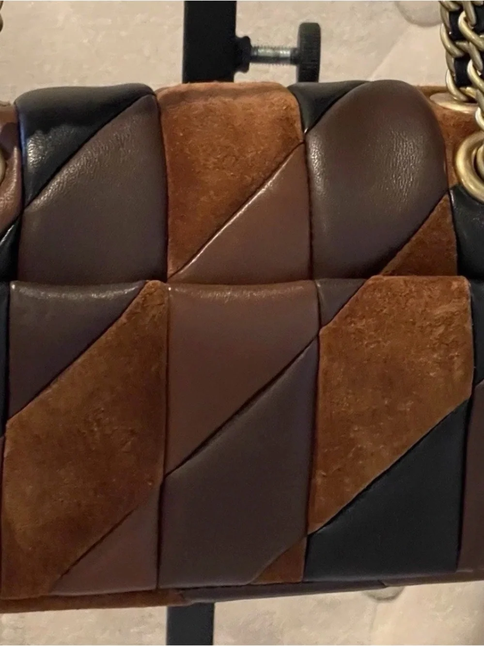 Coach  Genuine Leather & Suede Patchwork Tabby 20  NWT Timeless 🎁